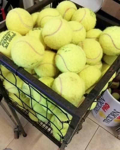 Palline tennis usate - da,