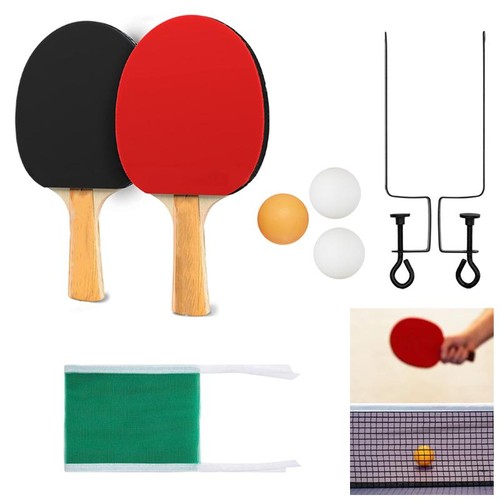 Set ping pong - racchette, rete