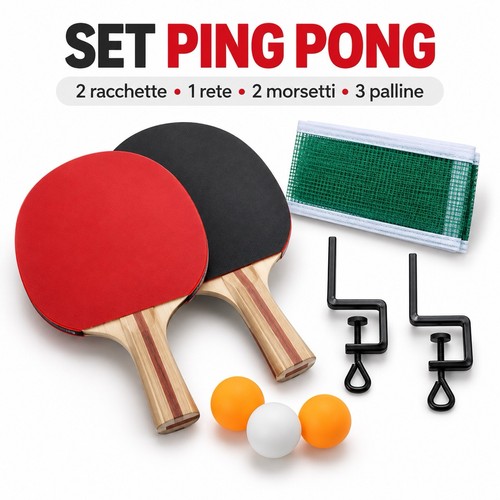 Set ping pong racchette - pong, +